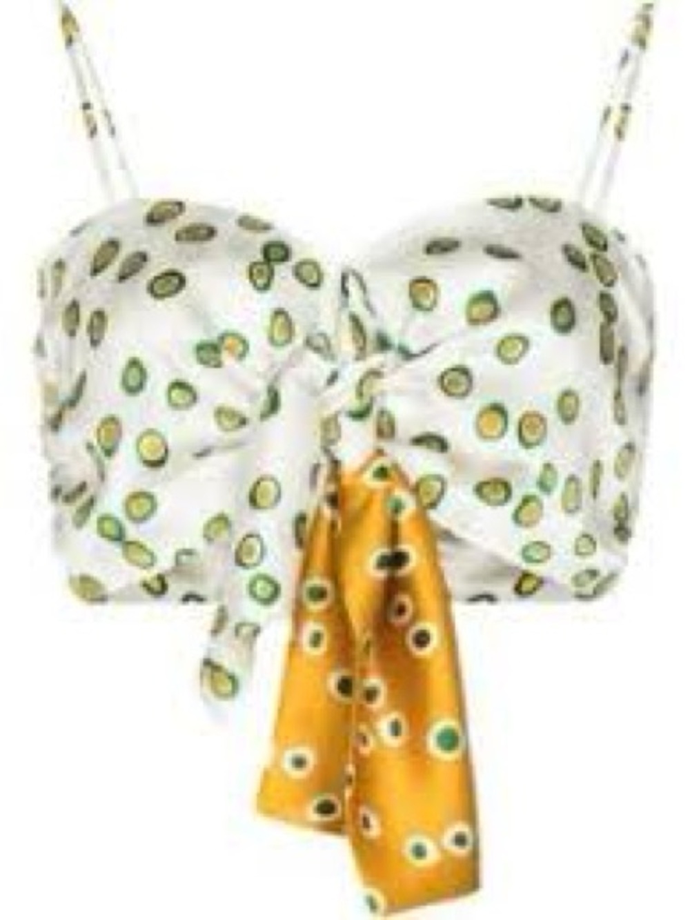 Silvia Tcherassi Silk Wotten Bralette